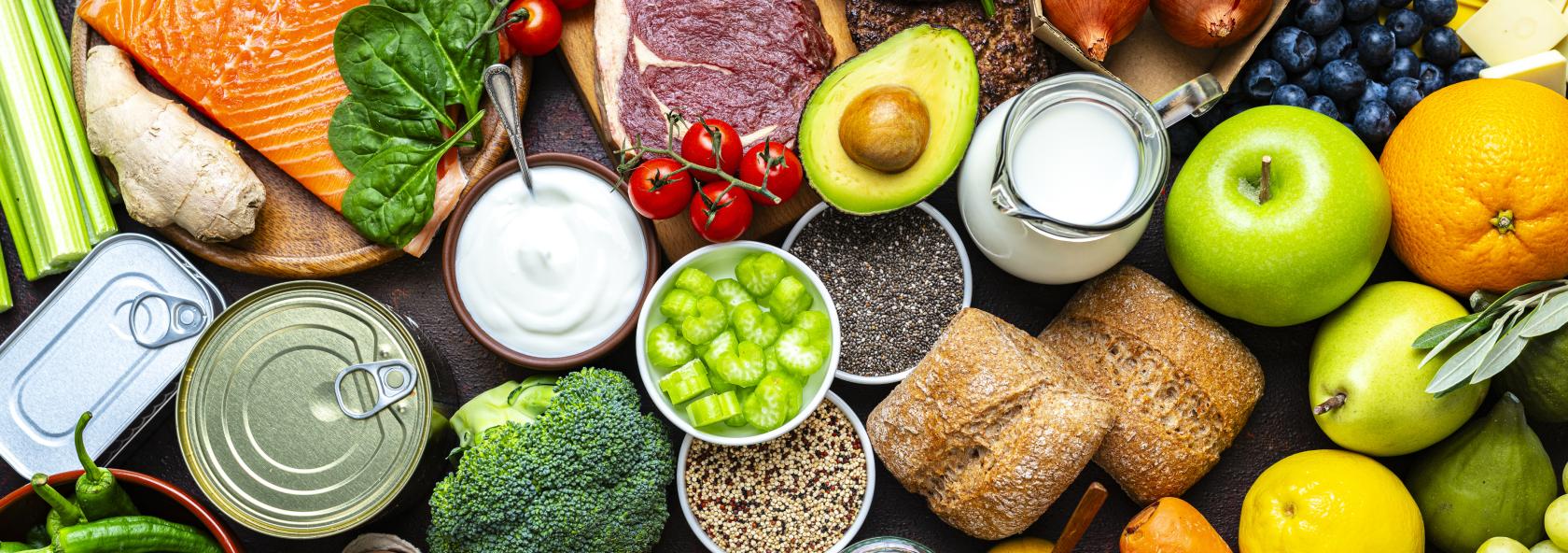 Picture of fruits and vegetables