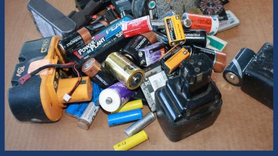 Picture of Used Batteries