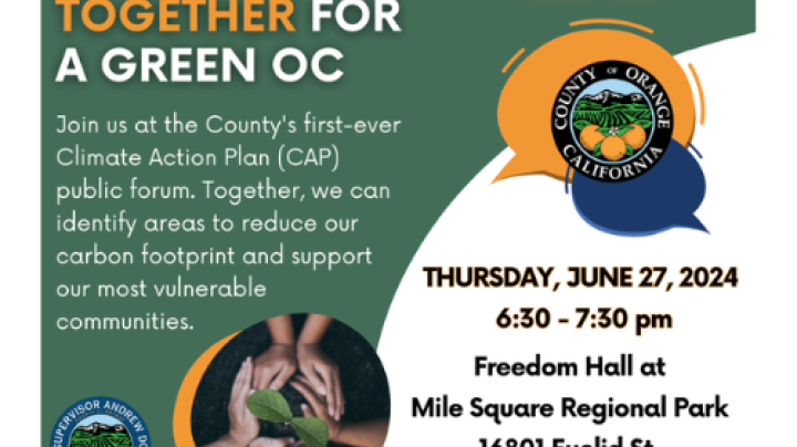 Event flyer in english