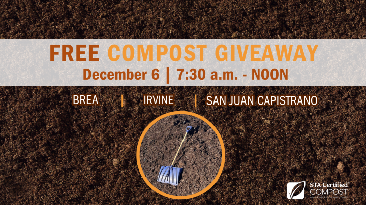 Compost Giveaway rescheduled for December 6