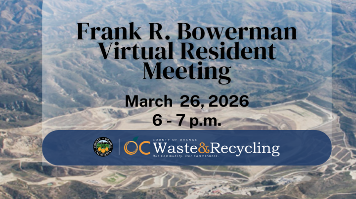 Frank R. Bowerman resident meeting invitation.
