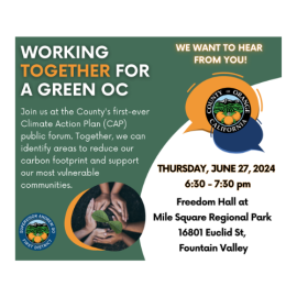 Event flyer in english