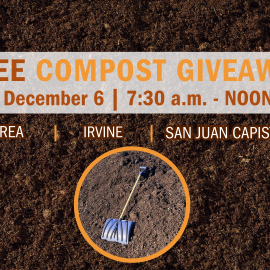 Compost Giveaway rescheduled for December 6