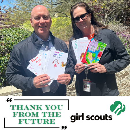 Thank you from the future gifted from girl scouts